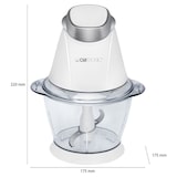 thumbnail of Clatronic MZ3579 Zerkleinerer 250 W Wei? (gl?nzend) 263 662