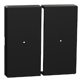 thumbnail of System M, Wippe 2t Schalt/Dimm, schwarz matt, Aqua Plastic, Lichtauslass