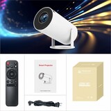 thumbnail of Mini Videoprojecteur Android 11 120 Lumens Portable Avec WIFI6 Et BT5.0 Blanc YONIS