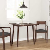 thumbnail of Table à manger marron bois massif et caoutchouc Modèle Helios Essence Élite