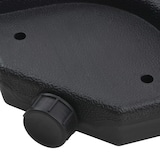 thumbnail of Sombrilla de jardín con base portátil gris taupe