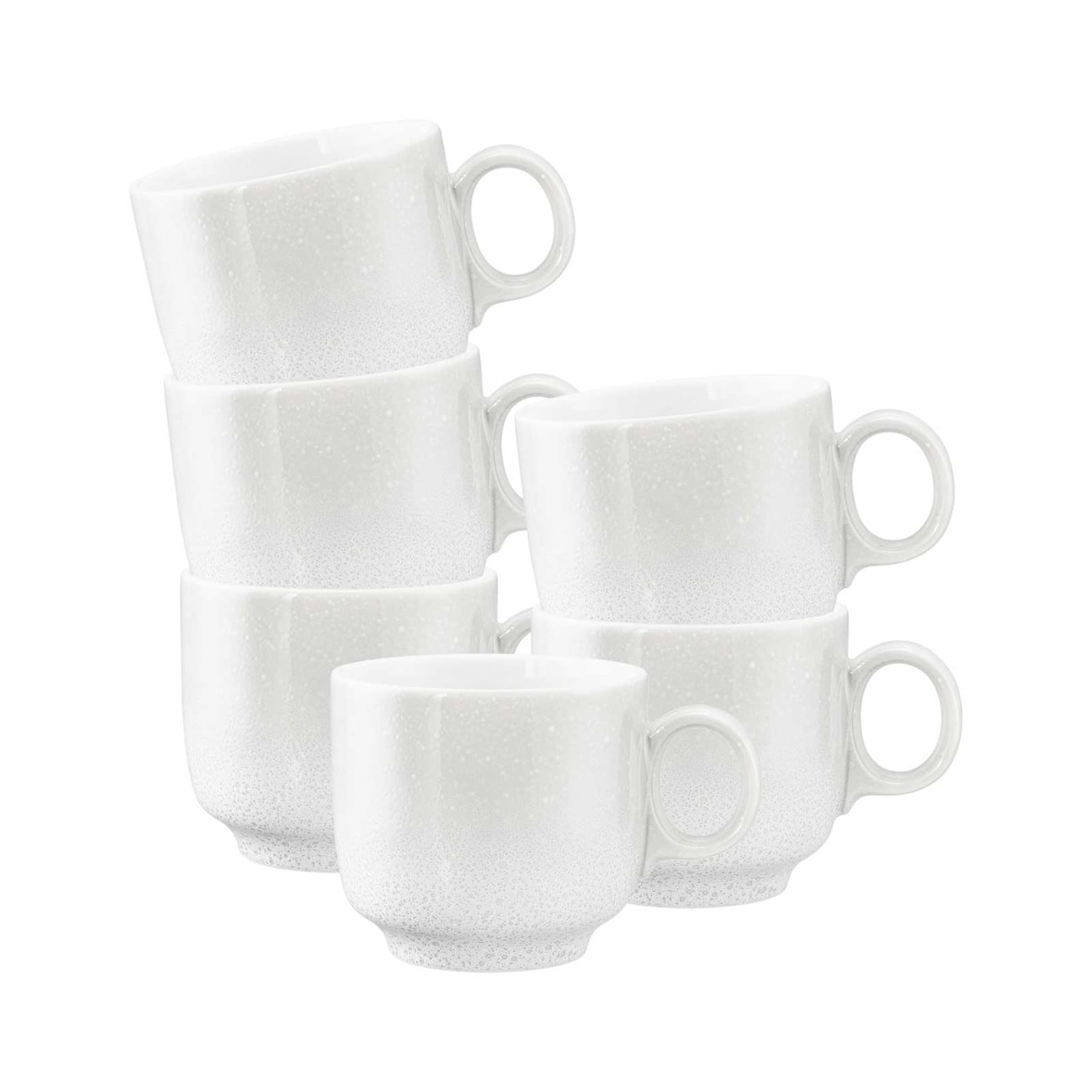 Seltmann Weiden Sento Home Cappuccinotasse 300 ml 6er Set Weiß