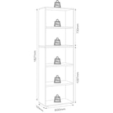 thumbnail of VCM Schuhregal Salia Anthrazit H. 110 x B. 60 x T. 33 cm