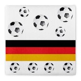 thumbnail of Sovie HOME Serviette Flagge Fussball aus Linclass® Airlaid 40 x 40 cm, 12 Stück