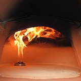 thumbnail of Horno lenã Gran Canária 100 negro, (Gas)+Quemador+Base, aislado con 3 mantas ceramicas