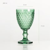 thumbnail of Solycarpa Copa Labrada Color Verde Transparente Personalizado para Fiesta, Boda o Bautizo Original y Resistente