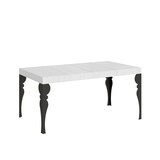 thumbnail of Uitschuifbare tafel 90X140/244 cm Paxon Premium Wit As Antraciet frame