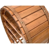 thumbnail of DanDiBo Weinregal Holz Stehend Weinfass 12 Flaschen Braun gebeizt Flaschenregal Flaschenhalter Fass