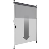 thumbnail of tectake Toldo de pinça TAIJA com manivela manual - 100 x 310 cm cinzento escuro