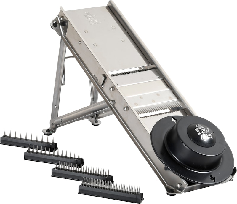 Louis Tellier - Hobel Typ Mandoline super- professionell (Pommes Frites und Julienne 1 2- 4- 7- 10 mm) - 25000