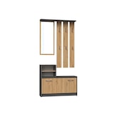 thumbnail of TOPESHOP Garderoben-Set Traumgarderobe: Kleiderschrank, Garderobenständer & Spiegel