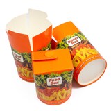 thumbnail of DayBays 1000 Stk. Dönerbox 26 OZ 750 ml Papier+PE-beschichtet mit Druck Motiv "Guten Appetit" Rund Rot