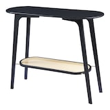 thumbnail of Helloshop26 - Mesa de consola em bambu 100 x 35 x 80 cm efeito rattan preto 03_0010885
