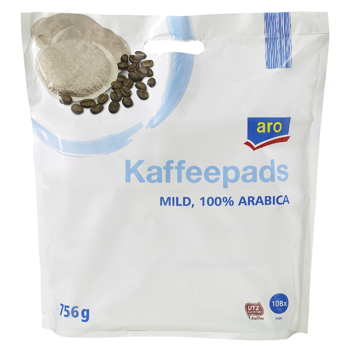 aro Kaffeepads Mild 108 Portionen (756 g)