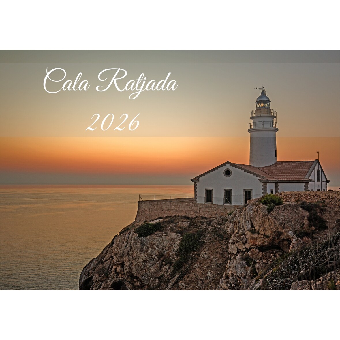 raxxa Premium-Monatskalender Cala Ratjada 2026