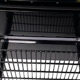 thumbnail of Cleiton® Vitrina Pastelera Expositora Refrigerada Vertical 3 Estantes 1 Puerta Negra 70 Litros Ventilada | Vitrina Sobremesa Cristal Recto