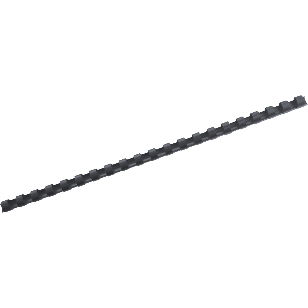 Plastikbinderücken 10mm 21 Ringe schwarz VE=28x100 Stück