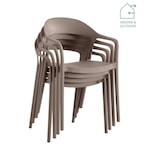 thumbnail of METRO PROFESSIONAL Gastro Armlehnstuhl stapelbar Laveria, Kunststoff, jute