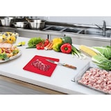 thumbnail of METRO PROFESSIONAL Tábua de cortar GN 1/2, polietileno, 32.5 x 26.5 cm, com ranhura para líquidos, vermelho