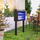 thumbnail of Outsunny Elettroinsetticida Solare a 60 LED e Rete di Protezione Nero