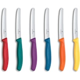 thumbnail of Swiss Classic Tomatenmesser-Set 6-teilig, Wellenschliff, 11cm, bunt, Geschenkverpackung