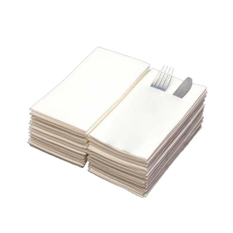 Servilleta mini kangurito blanca PP 33x40cm (600Uds)