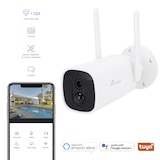 thumbnail of Nivian-Cámara de vigilancia Wifi+Panel solar-Batería larga duración 10400mAh-FullHD-Detección movimiento y humanos-Visión nocturna-Audio bidireccional