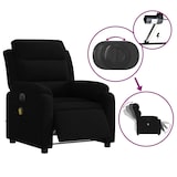 thumbnail of vidaXL Massagesessel Elektrisch Schwarz Samt