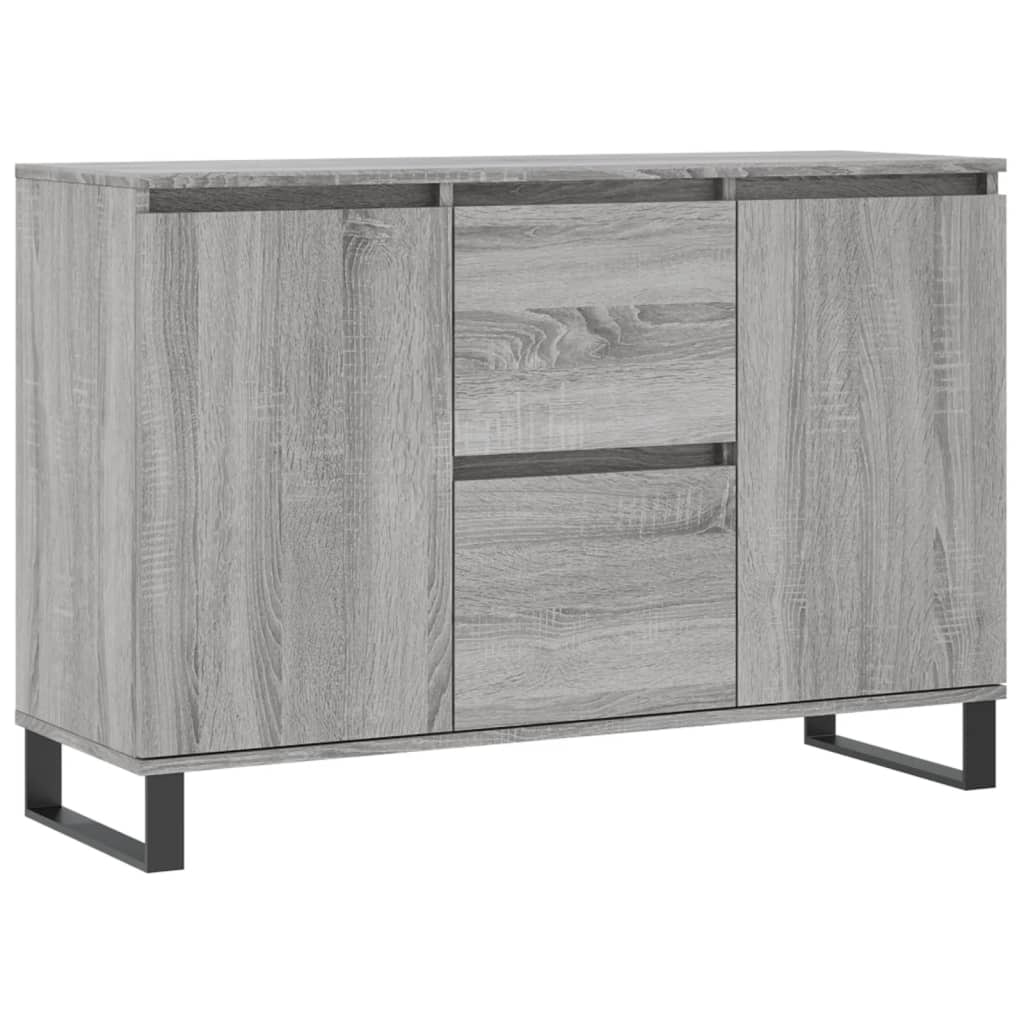 Helloshop26 - Buffet aparador cômoda guarda-roupa unidade de armazenamento organizador cozinha sala de estar sala de TV Sonoma 104 02_0036280