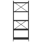 thumbnail of vidaXL Bücherregal Schwarze Eiche 60 x 30 x 153 cm Holzwerkstoff