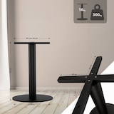 thumbnail of Estrutura de mesa Marudi redondo/preto