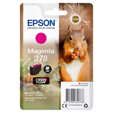 Epson Einzelpackung Magenta 378 Claria Photo Hd Ink Con Rf | METRO