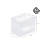 thumbnail of PROREGAL MegaDeal 10x Transparenter Eurobehälter BasicLine mit geschlossenem Griff und Klickdeckel | HxBxT 22x20x30cm | 9,4 Liter | Eurobox