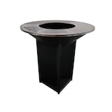 thumbnail of PURLINE Barbecue grande de aço preto com chapa de aço e grelha EFP56B