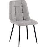 thumbnail of Esszimmerstuhl Antibes Stoff hellgrau