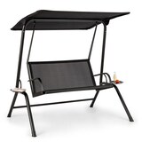 thumbnail of Bel Air Mono Swing Hollywoodschaukel Stahlrahmen Mono Relax schwarz Schwarz