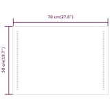 thumbnail of vidaXL LED-Badspiegel 50x70 cm