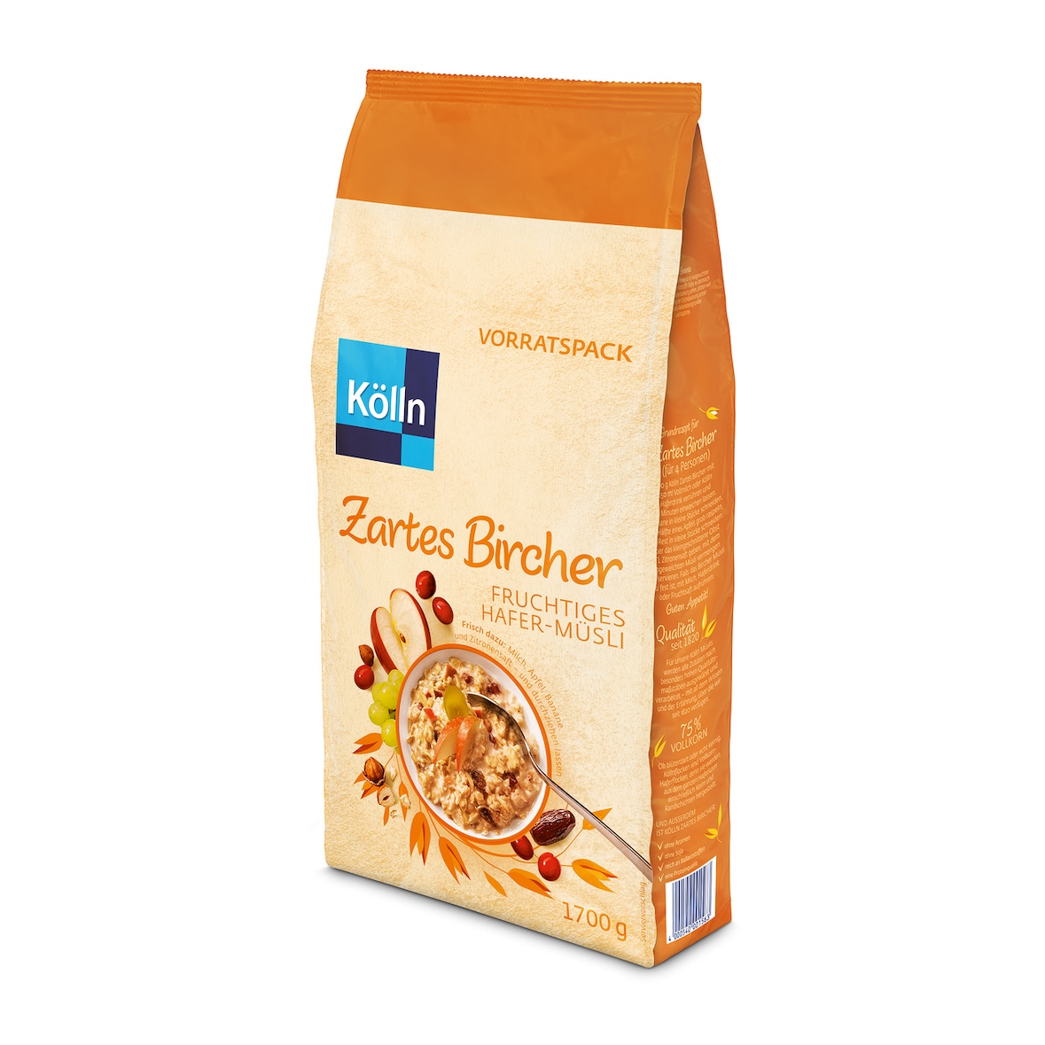 Kölln Hafer Müsli Zartes Bircher (1,7kg)