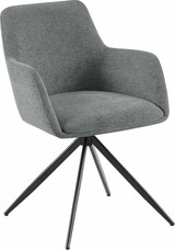 thumbnail of Esszimmerstuhl PELON - Stoff Grau 56x62x81 cm | Essstühle Esszimmerstühle Küchenstühle Wohnzimmerstühle