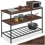 thumbnail of tectake Scaffale da cucina Akeley - Legno industriale scuro, rustico - 404439