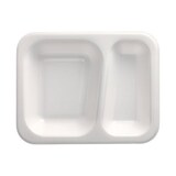 thumbnail of 100 Siegelschalen, XPS 2-geteilt 725 ml 4,2 cm x 18,5 cm x 23,5 cm weiss laminiert