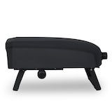 thumbnail of H.Koenig GINO640, forno pizza a gas, acciaio inox, superficie 32cm, girevole a 360°, pietra Cordierite, fino 500°C, piedi pieghevoli, pala per pizza