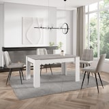 thumbnail of Mesa Comedor, 140x90x76cm, Para 6 comensales, Muebles Comedor, Cemento y blanco _487_9