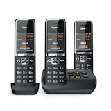 thumbnail of Gigaset Comfort 550A Trio Schnurloses Telefon, Schwarz/Chrom