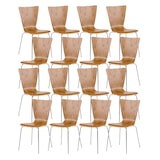 thumbnail of 16er Set Besucherstuhl Aaron eiche