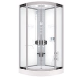 thumbnail of Dampfdusche Duschkabine Sauna Dusche D58-00T3 80x80 cm ohne 2K Scheiben Versiegelung