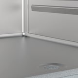 thumbnail of Congelador profissional de 1 porta, aço inoxidável, refrigeração a ar, GN2/1, 211 x 66 x 85,4 cm, com fechadura, 700L, CORECO 10286 Vaiotec