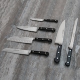 thumbnail of Arcos Cuchillo Deba Cuchillo Asiático, Hoja de Acero Inoxidable NITRUM 170 mm, Mango de Polioximetileno (POM), Color Negro