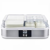 thumbnail of H.Koenig ELY120 yoghurtmaker, roestvrij staal, 12 glazen, 1,8 L