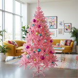thumbnail of Künstlicher Weihnachtsbaum 180 cm pink mit Metallständer 600 Zweigen